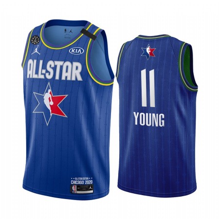 Maglia NBA Brooklyn Nets Kyrie Irving 11 2020 All-Star Jordan Brand Blu Swingman - Uomo